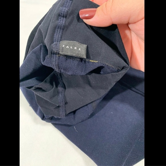NIB $104 Falke 9 Months 80 Den Maternity Tights in Marine [SZ‎ Medium ] - Picture 5 of 8